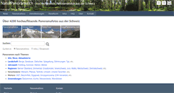 Desktop Screenshot of naturpanorama.ch