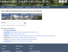 Tablet Screenshot of naturpanorama.ch